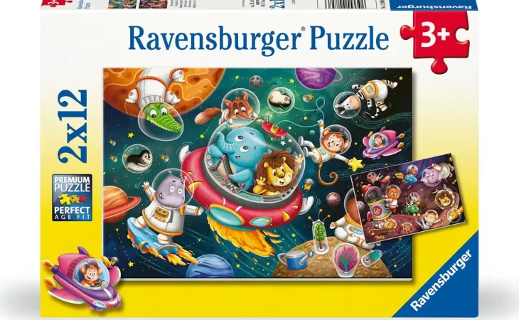 Ravensburger eläimet avaruudessa 2x12