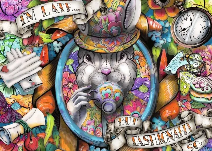 Ravensburger fashionably late 1000p