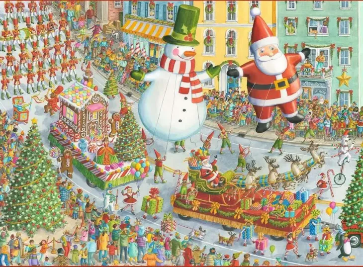 Ravensburger here comes christmas 500 p