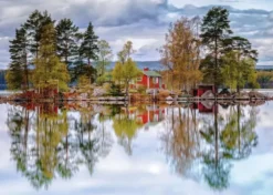 Ravensburger lake in norrbränningen 1000