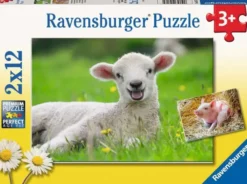 Ravensburger lammas ja possu 2x12 p