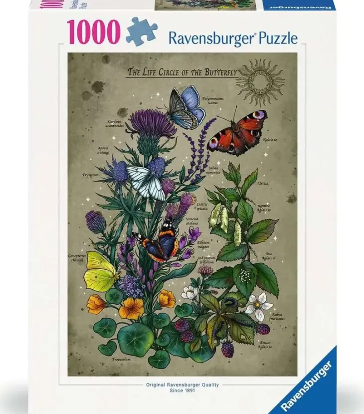 Ravensburger lifecircle butterfly 1000p