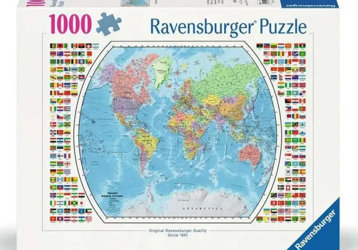 Ravensburger maailmankartta 1000p