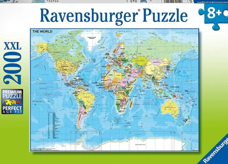 Ravensburger maailman kartta 200p xxl