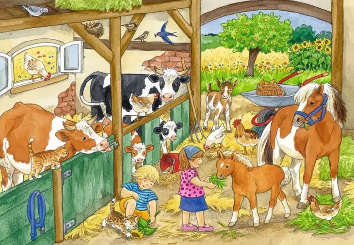Ravensburger maatilalla 2x24 p