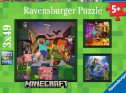 Ravensburger minecraft 3x49 palaa