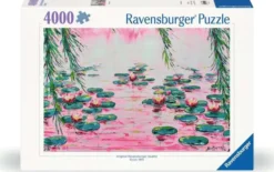 Ravensburger pink water lilies 4000p