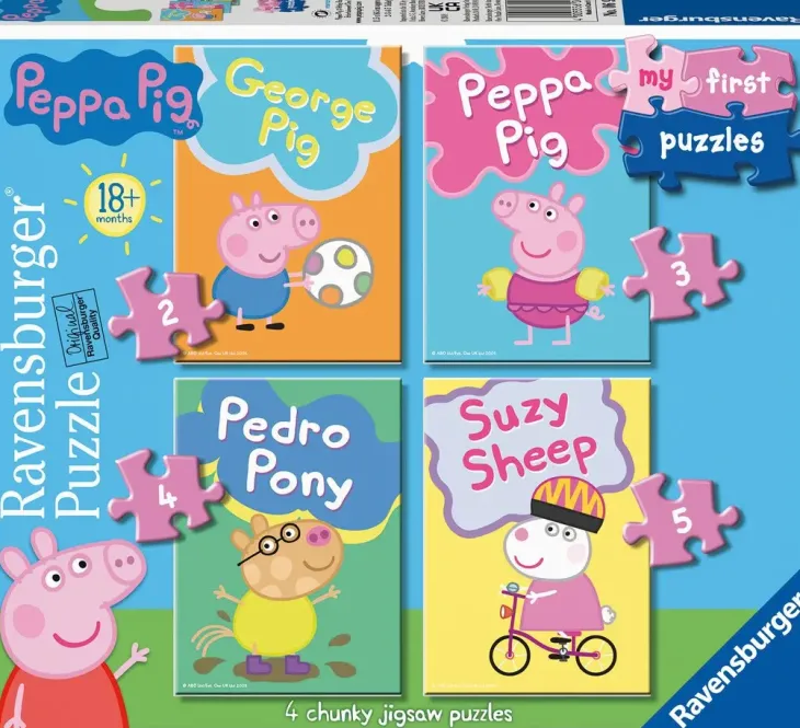 Ravensburger pipsa possu ensi palapeli 2/3/4/5p