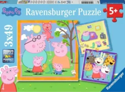 Ravensburger pipsa possun perhe ja ystävät 3x49 p