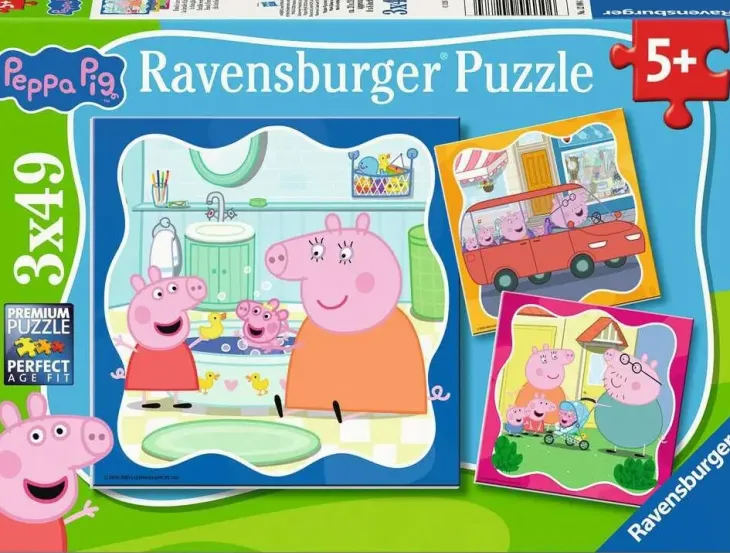 Ravensburger pipsa possu 3x49 p