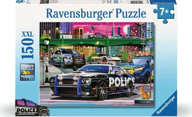 Ravensburger poliisiautot 150 palaa