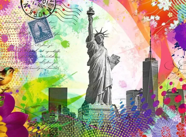 Ravensburger postcard new york 500p