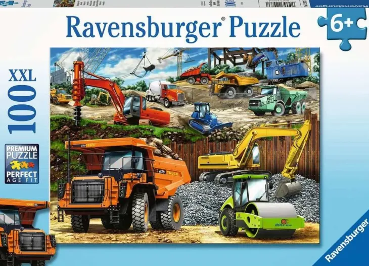 Ravensburger työmaa-ajoneuvot 100p