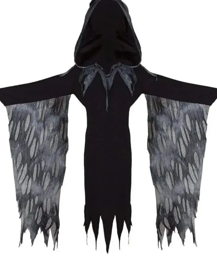 Reaper cloak musta viitta hupulla 5-6v
