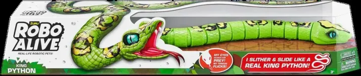 Robo alive wildlife king python käärme