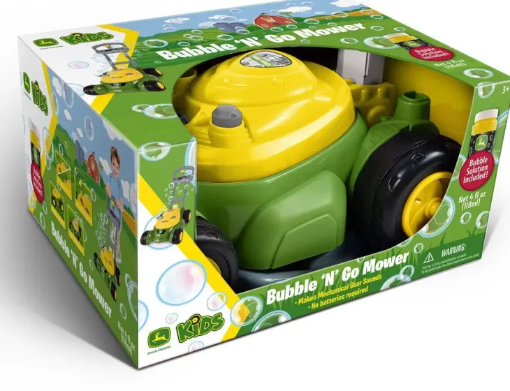Ruohonleikkuri john deere saippuakuplat
