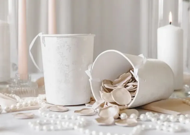 Ruusun terälehde beige 100kpl / 1pkt