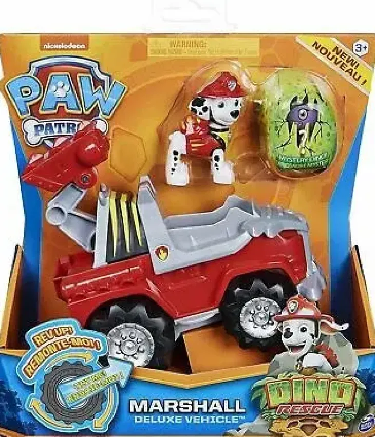 Ryhmä hau dino rescue ajoneuvo ja samppa