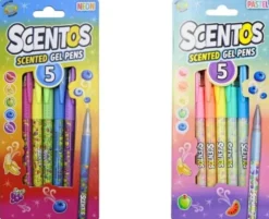 Scentos tuoksuvat geelikynät 5 kpl