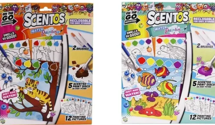 Scentos tuoksuva vesimaalaus mereneläime