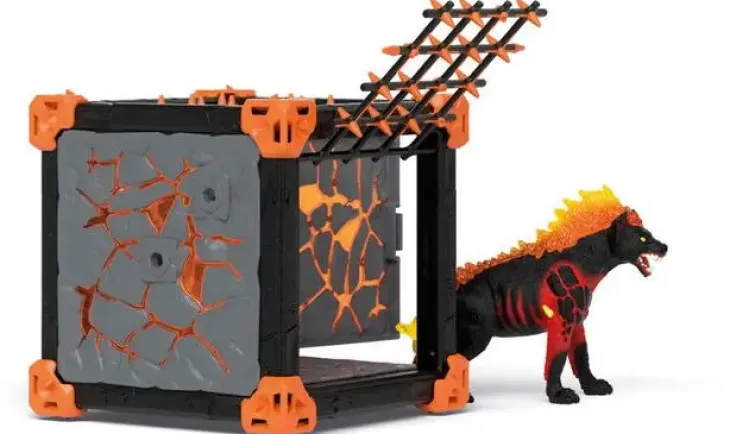 Schleich battlecave lava hyena
