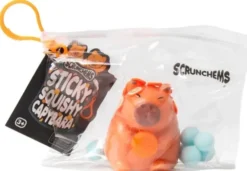 Scrunchems sticky squishy capybara