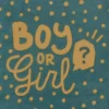 Servetti boy or girl 25 x 25 cm 1