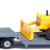 Siku man truck with bulldozer