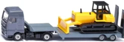 Siku man truck with bulldozer