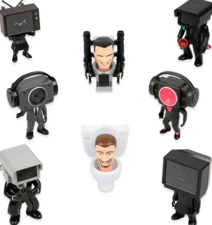 Skibidi toilet mini mystery figures