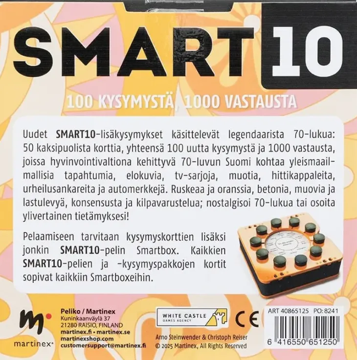 Smart10 kysymykset 70-luku
