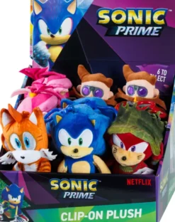 Sonic prime clip on plush