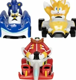 Sonic silver ajoneuvossa 1:64