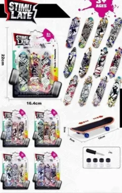 Sormiskeitit longboard 3kpl