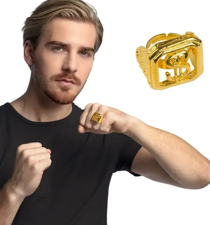 Sormus kultainen dollari
