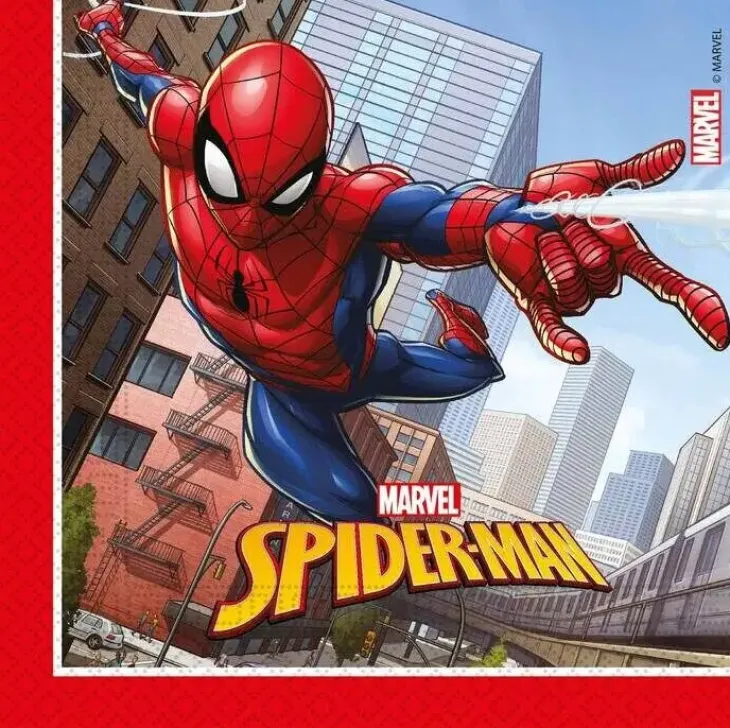 Spiderman lautasliina 20kpl/pkt