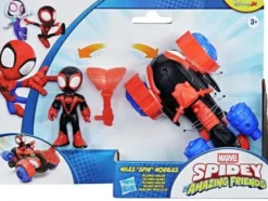 Spidey miles "spin" morales ja ajoneuvo