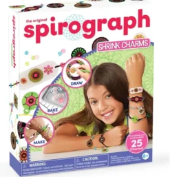 Spirograph shrink charms