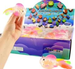 Squeeze pearl goldfish 11cm