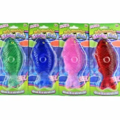 Squeeze sticky fish
