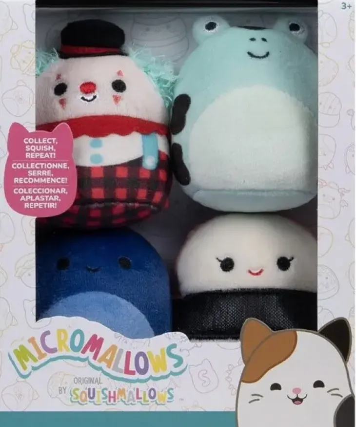 Squishmallows micromallows 6cm s2 4 kpl
