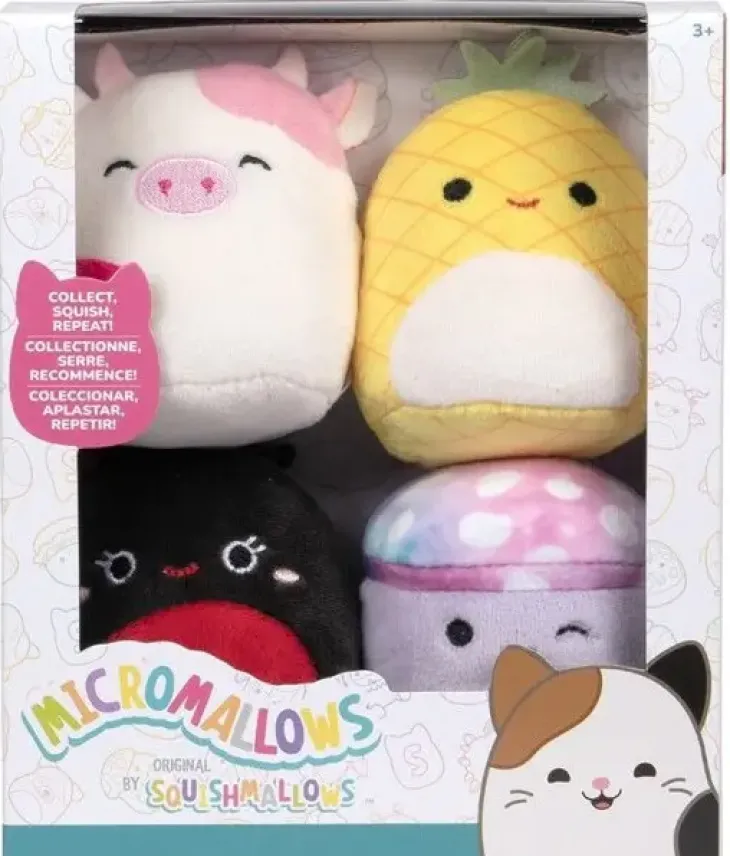 Squishmallows micromallows 6cm s2 4 kpl
