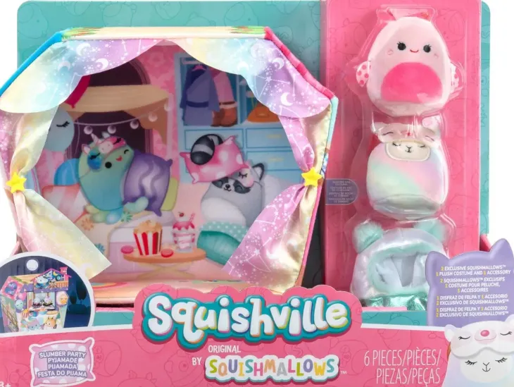 Squishville slumber party deluxe play