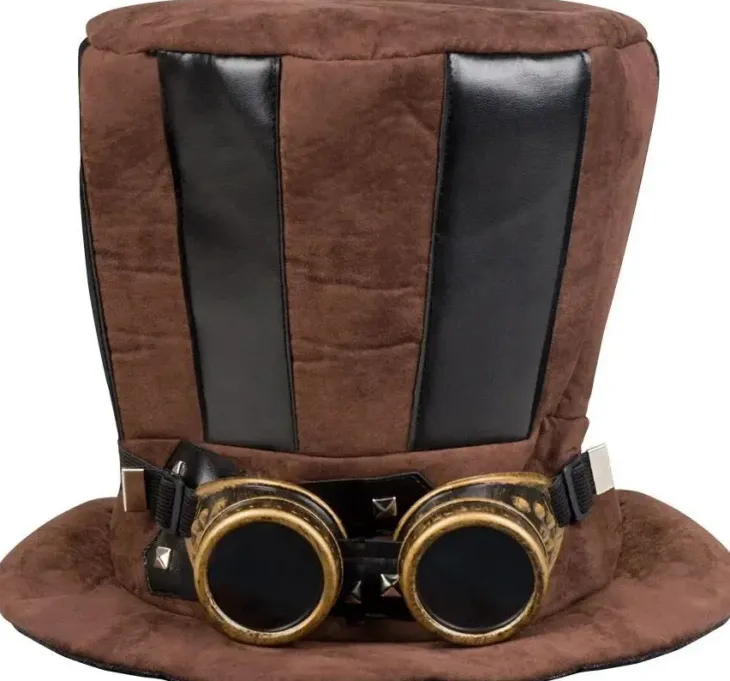 Steampunk hattu laseilla