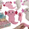 Stretch axolotl hiekkatäytteellä