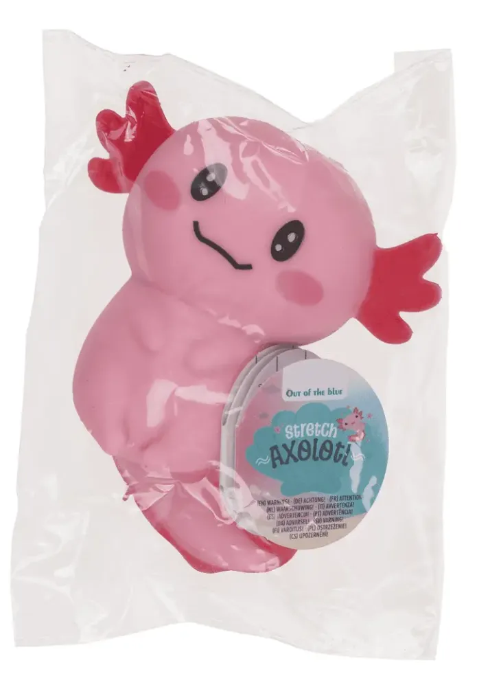 Stretch axolotl hiekkatäytteellä