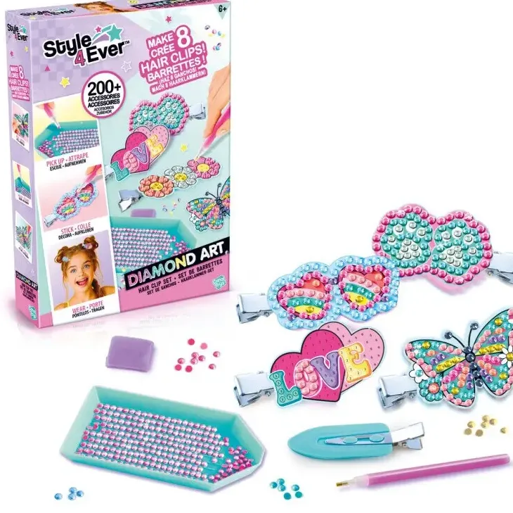 Style 4 ever diamond art hair clip set