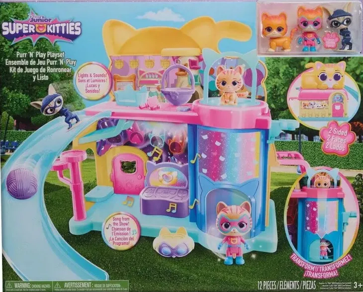 Super kitties purr 'n play leikkisetti