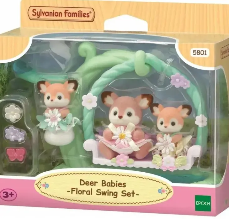 Sylvanian familie peuravauvat keinusetti