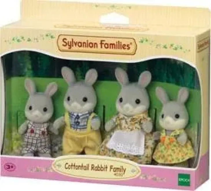 Sylvanian familie pumpulihäntä pupuperhe